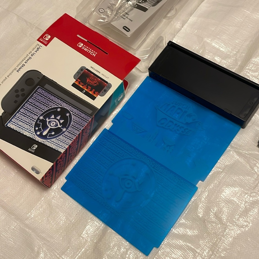Nintendo switch light up dock shield
